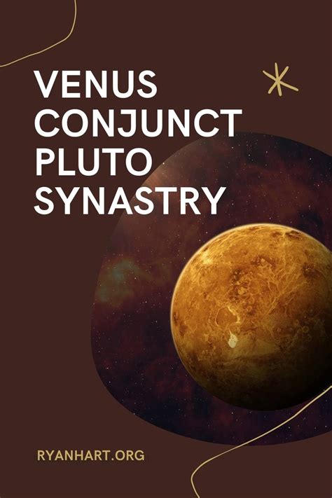 The Plutonian helps the Venusian financially and this allows them to work in tandem in such spheres as business and finance, art, culture, and insurance. . Venus conjunct pluto synastry lindaland